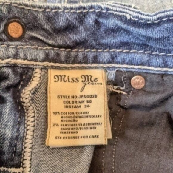 MISS ME Jeans BOOTCUT Fleu De Lis - Picture 9 of 9
